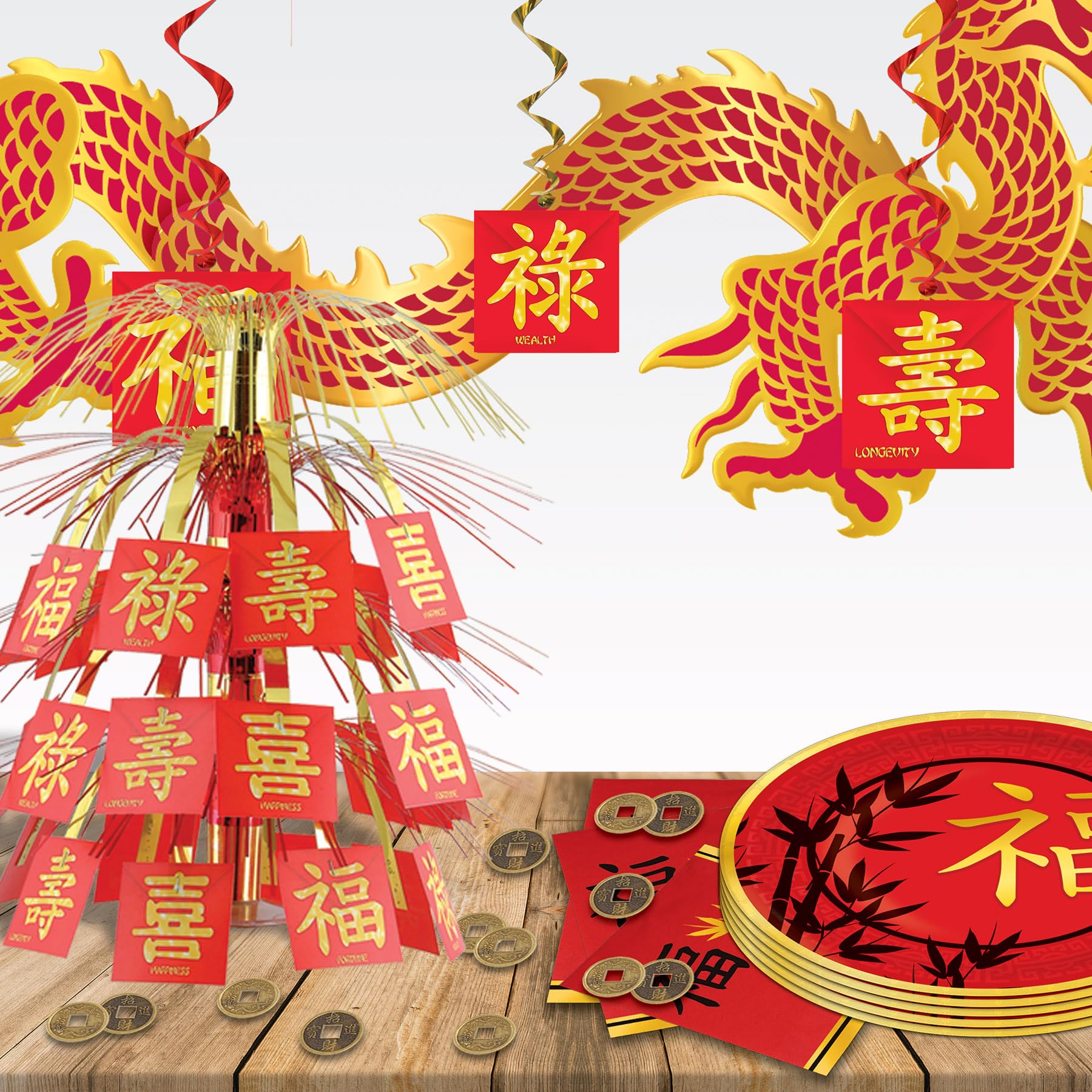 Beistle 57856 Chinese New Year party favors coins