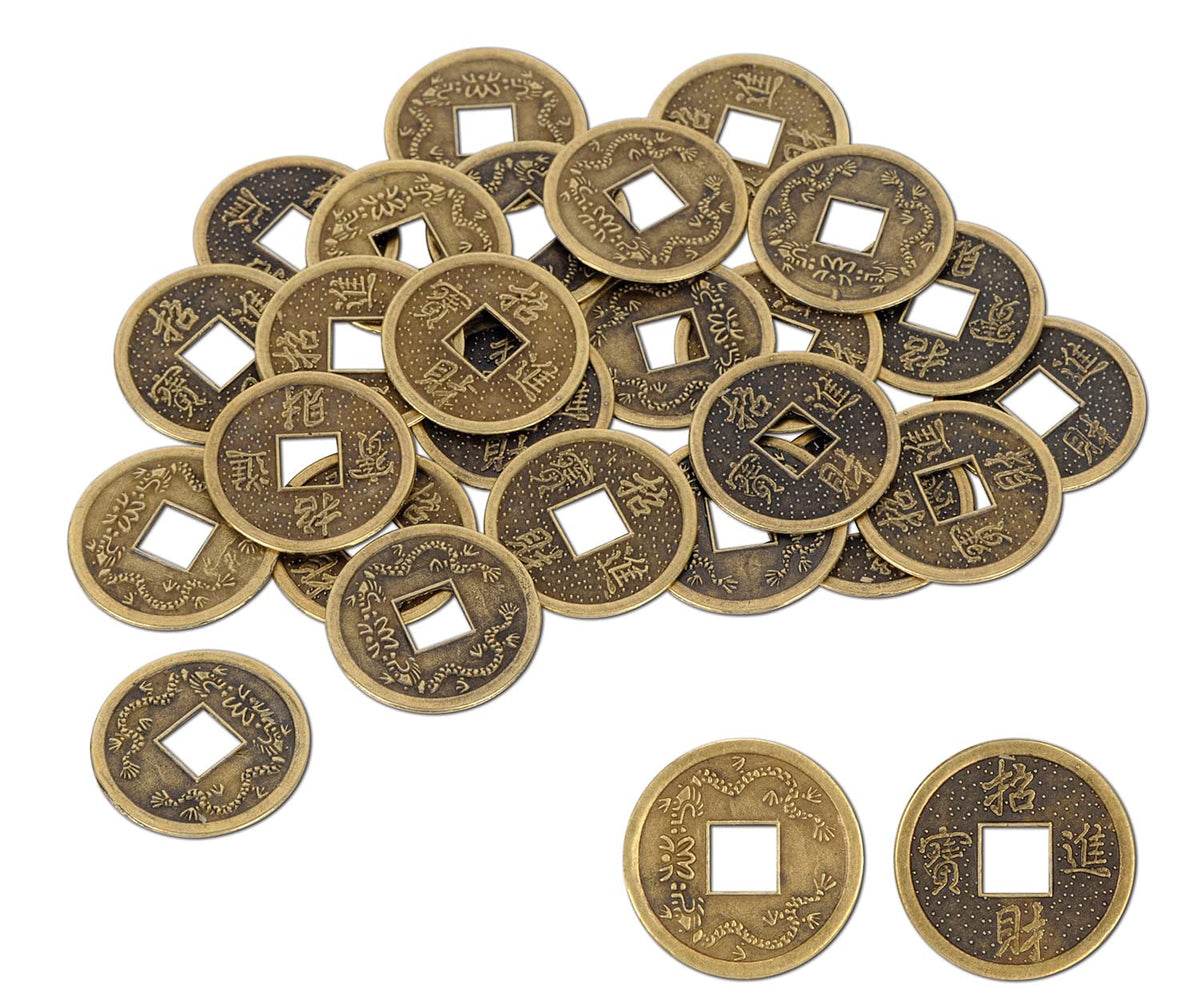 Beistle 57856 good luck coins 1 inch each
