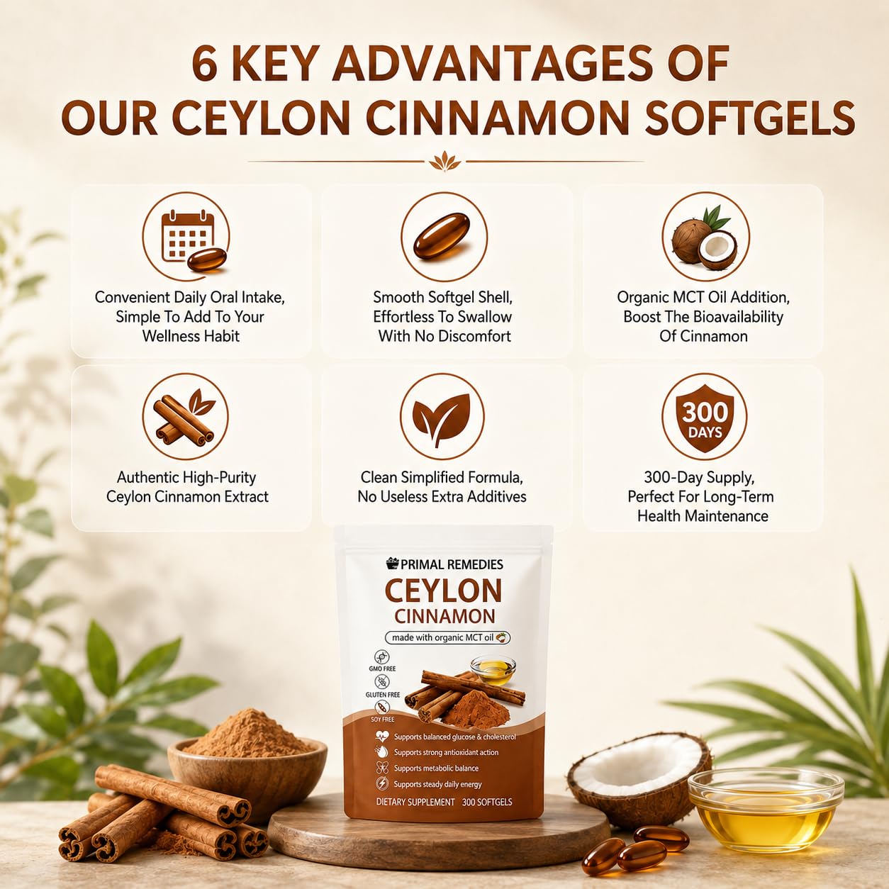 300 softgels gluten-free non-GMO supplement bottle