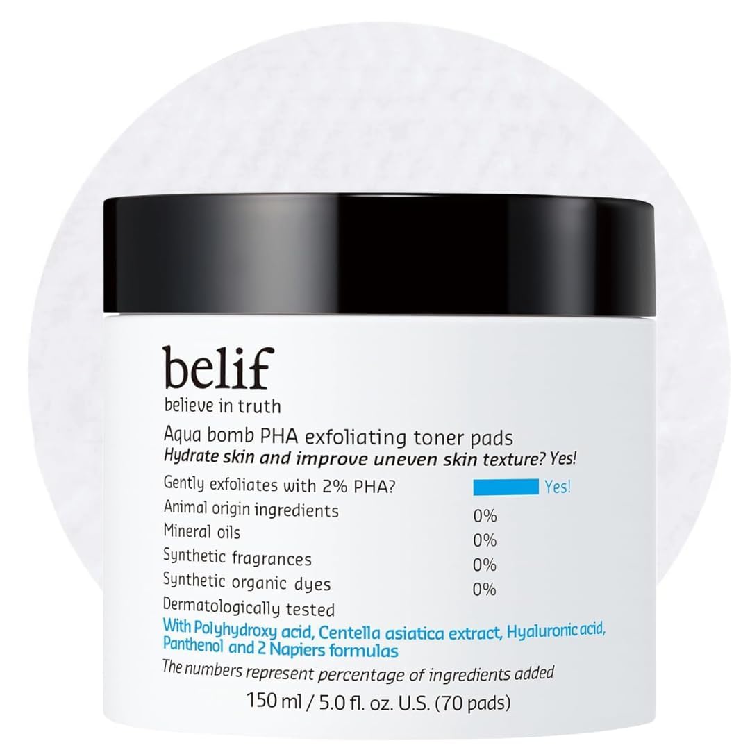 belif PHA 2% Toner Pads embossed exfoliating side