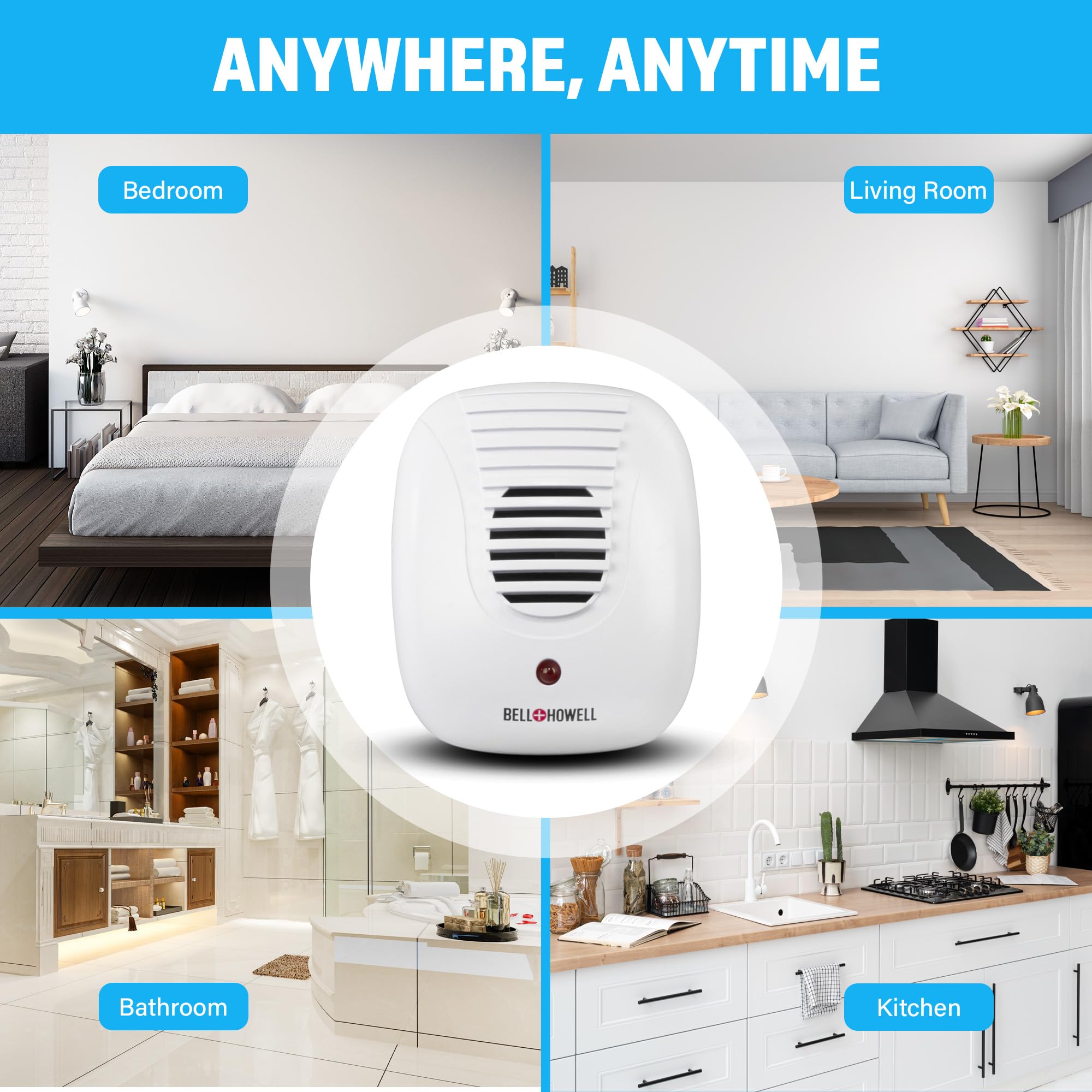 Bell Howell pest repeller pack three units