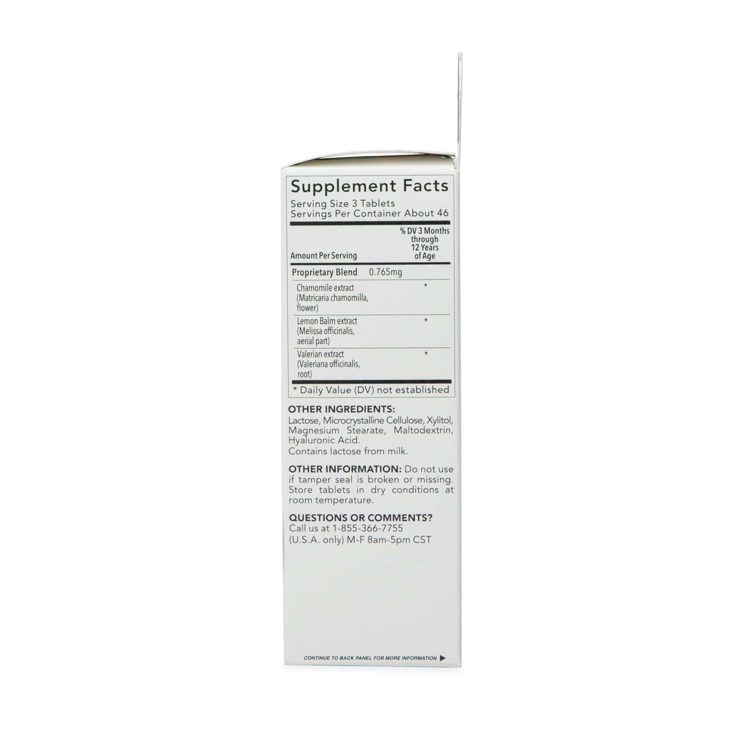 chamomile valerian lemon balm blend for babies teething