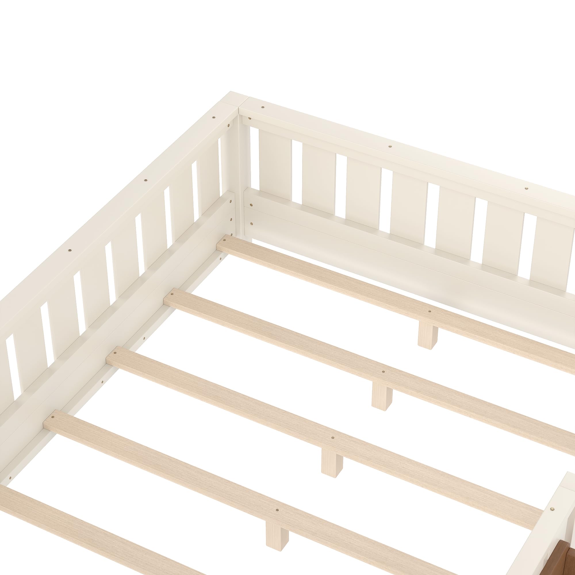 No box spring required full size Montessori bed