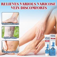 Bellisinno varicose veins cream for legs close up label