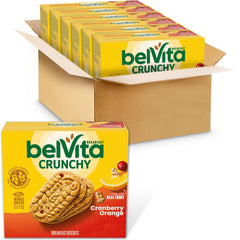 belvita cranberry orange breakfast biscuits box front