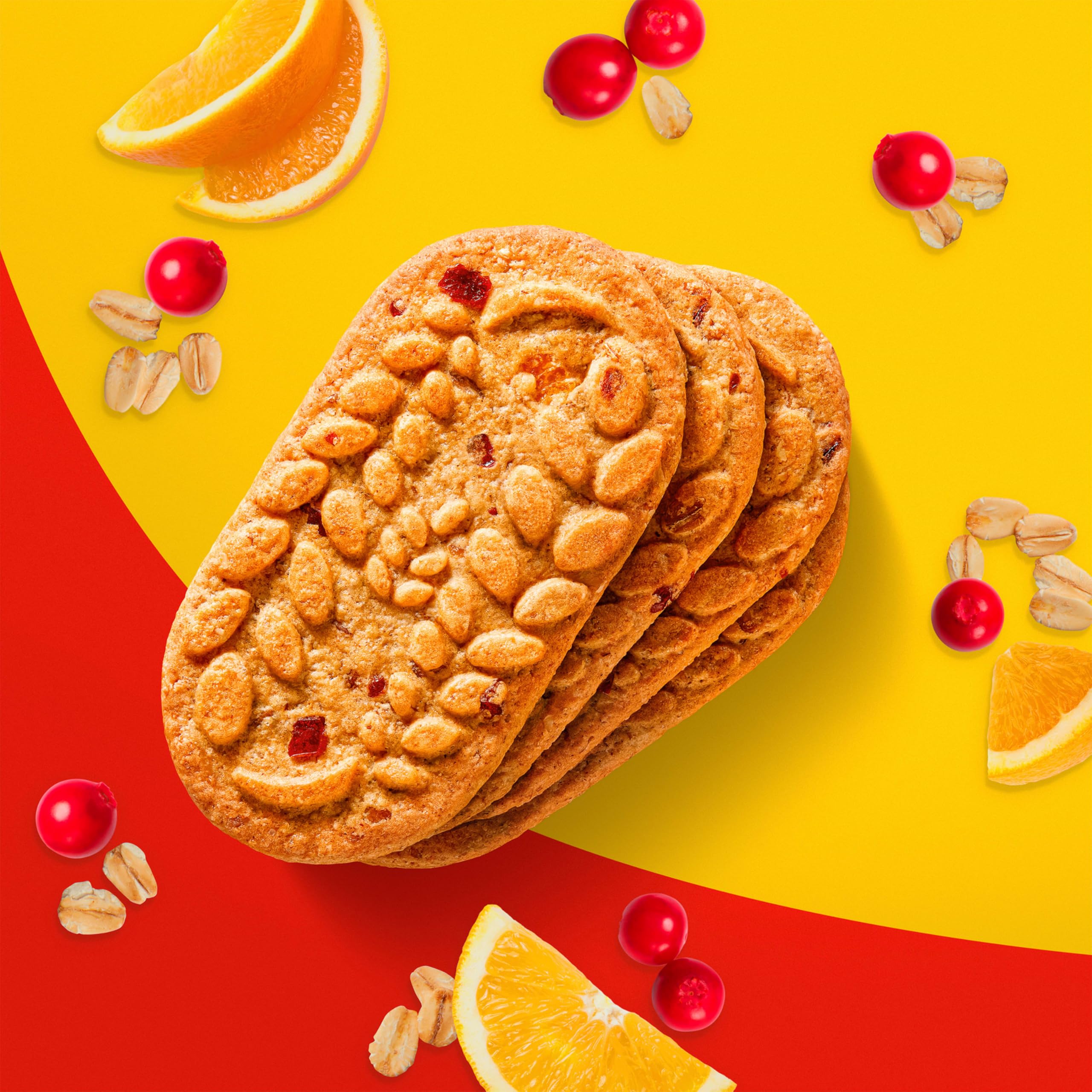 belvita cranberry orange breakfast biscuits 30-packs display