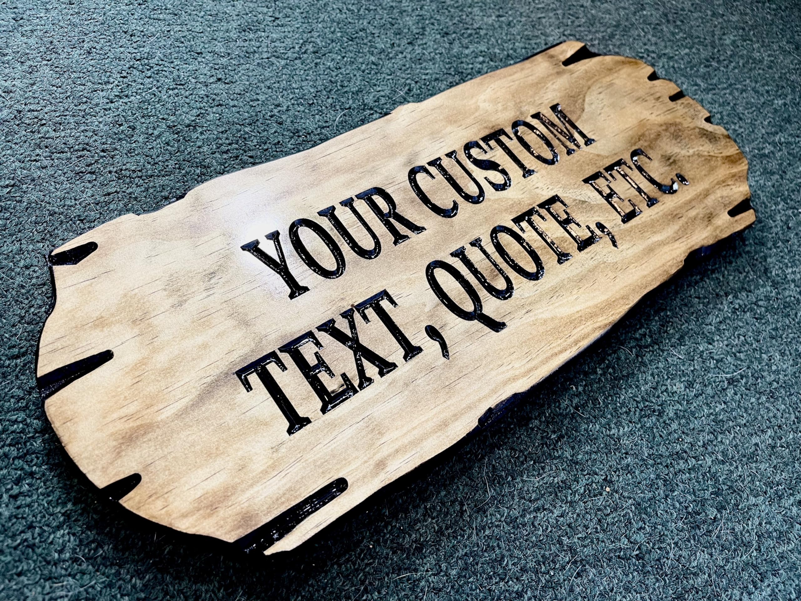 Personalizable cabin sign by Benchmark Signs And Gifts