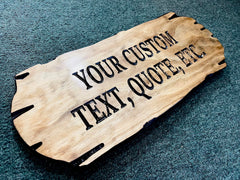 Personalizable cabin sign by Benchmark Signs And Gifts