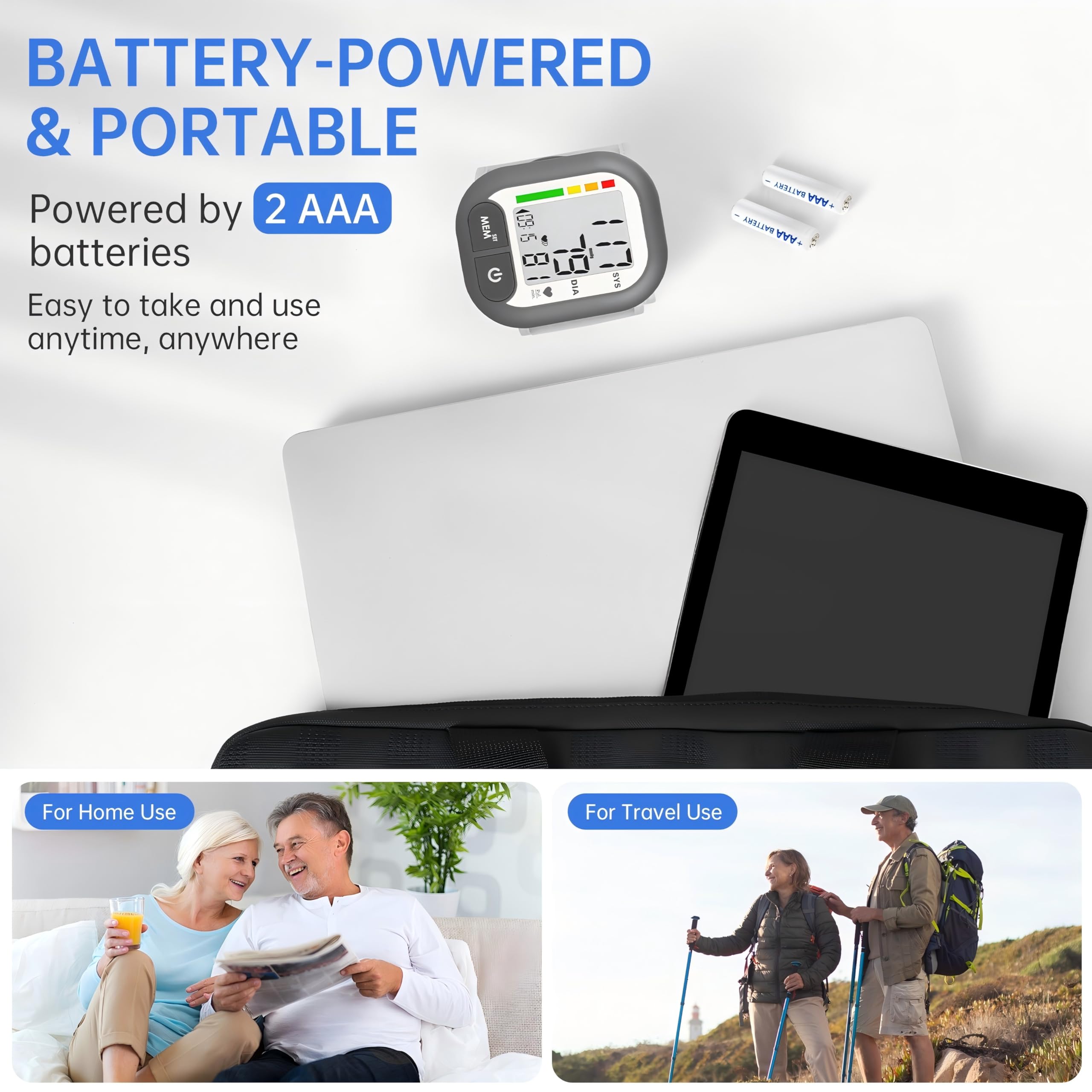 Carrying case included with BENECEN BP monitor portable
