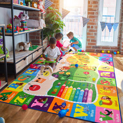 BENRON 4x6 Kids Rug folds and rolls for easy storage