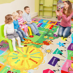 BENRON 4x6 Kids Rug wear resistant surface for high traffic areas