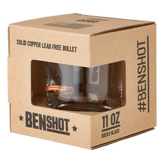 Wisconsin handmade BenShot bullet glass made in USA