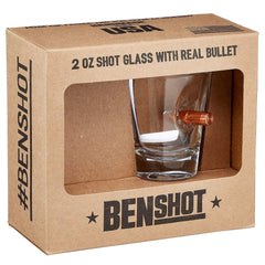 Handmade in Wisconsin BenShot Merica shot glass