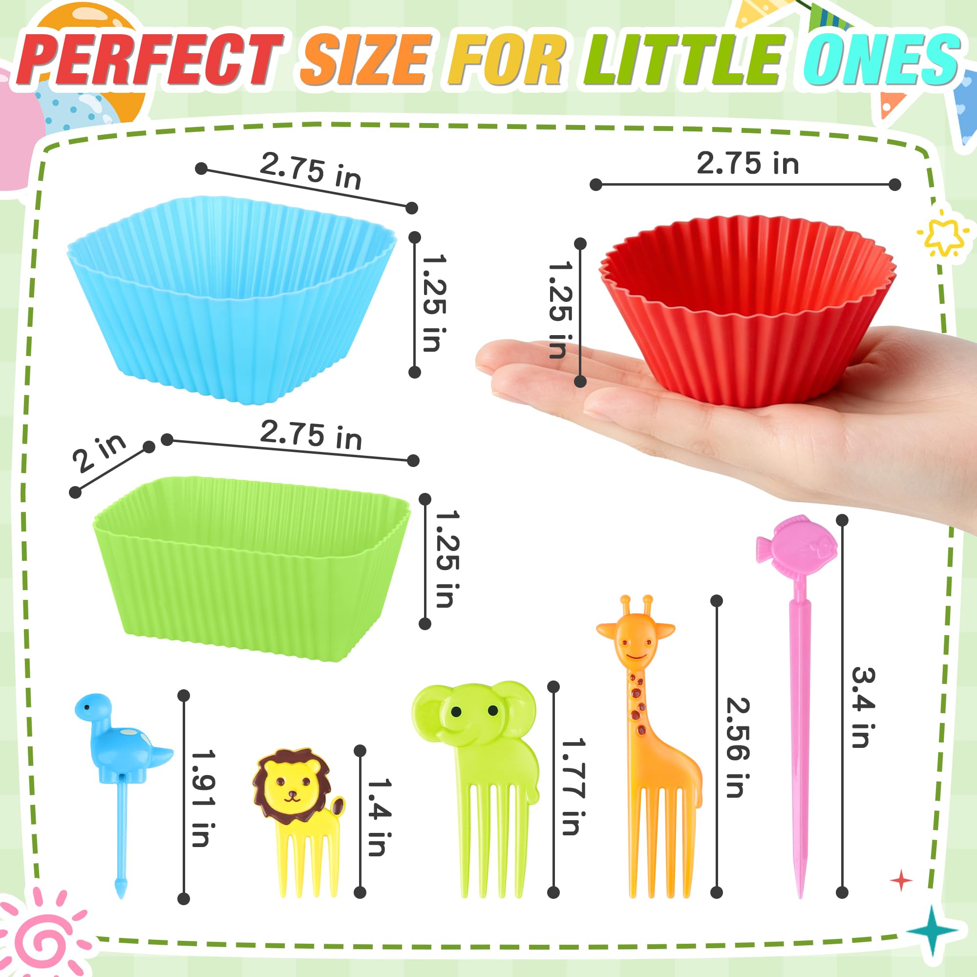 Food-grade BPA-free silicone dividers and liners