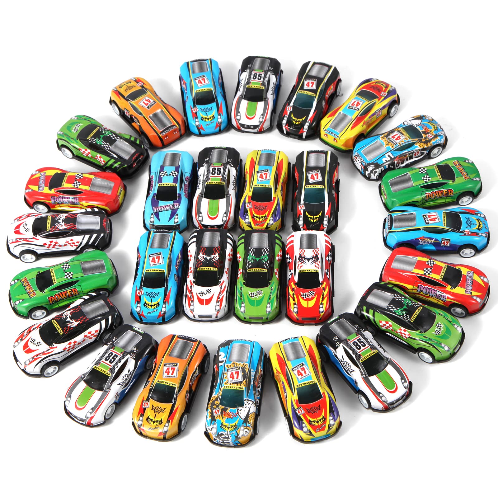 benzem pull back cars 28-pack set for kids