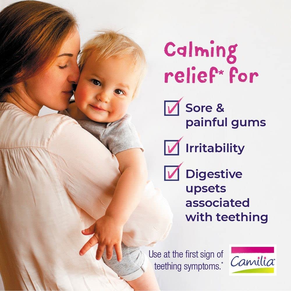 Daytime and nighttime relief claim on Camilia packaging