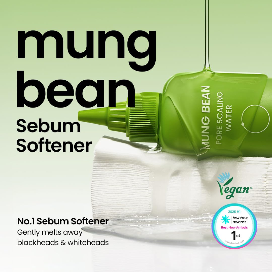 beplain mung bean sebum softener with scraping tool