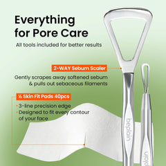 pore care beplain mung bean sebum softener set