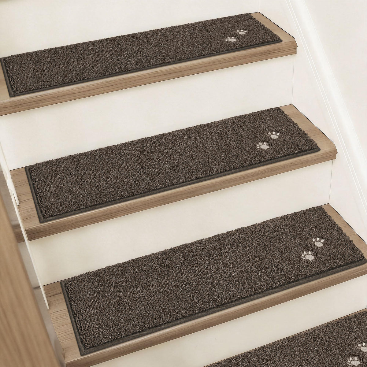 BEQHAUSE stair treads 28x9 brown