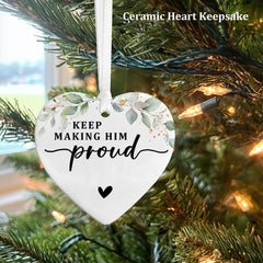 Bereavement Keepsake ceramic ornament gift boxed