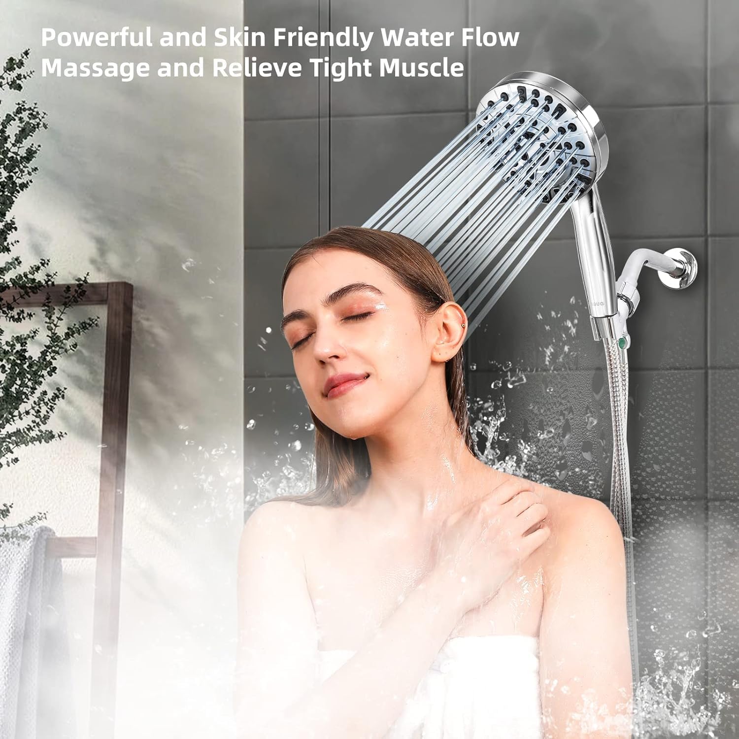 Power Wash mode on BESAQUO handheld shower head