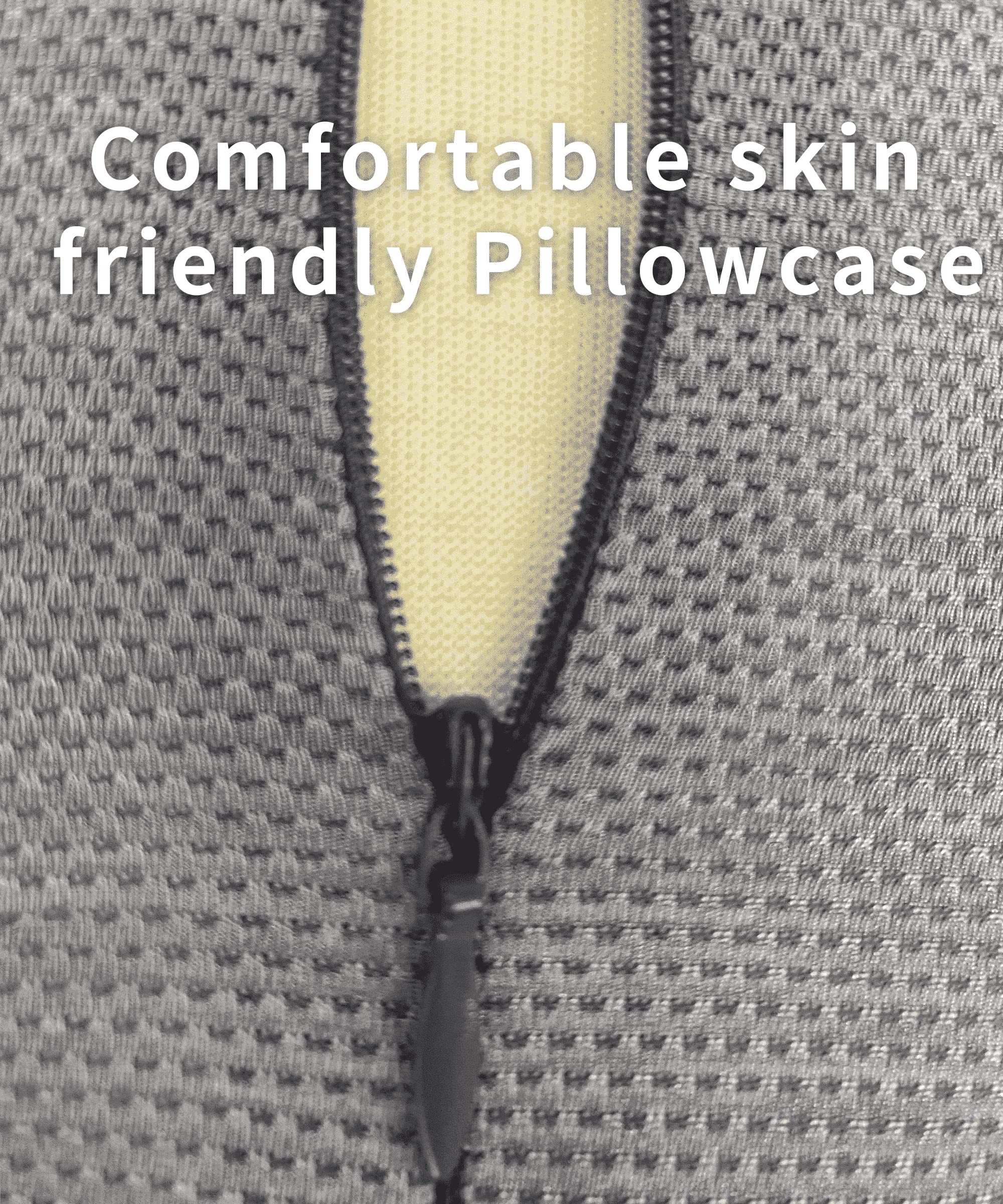 Bespilow Small Neck Roll Pillow cooling breathable cover