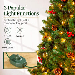 250 lights on Best Choice Products 6ft Christmas tree