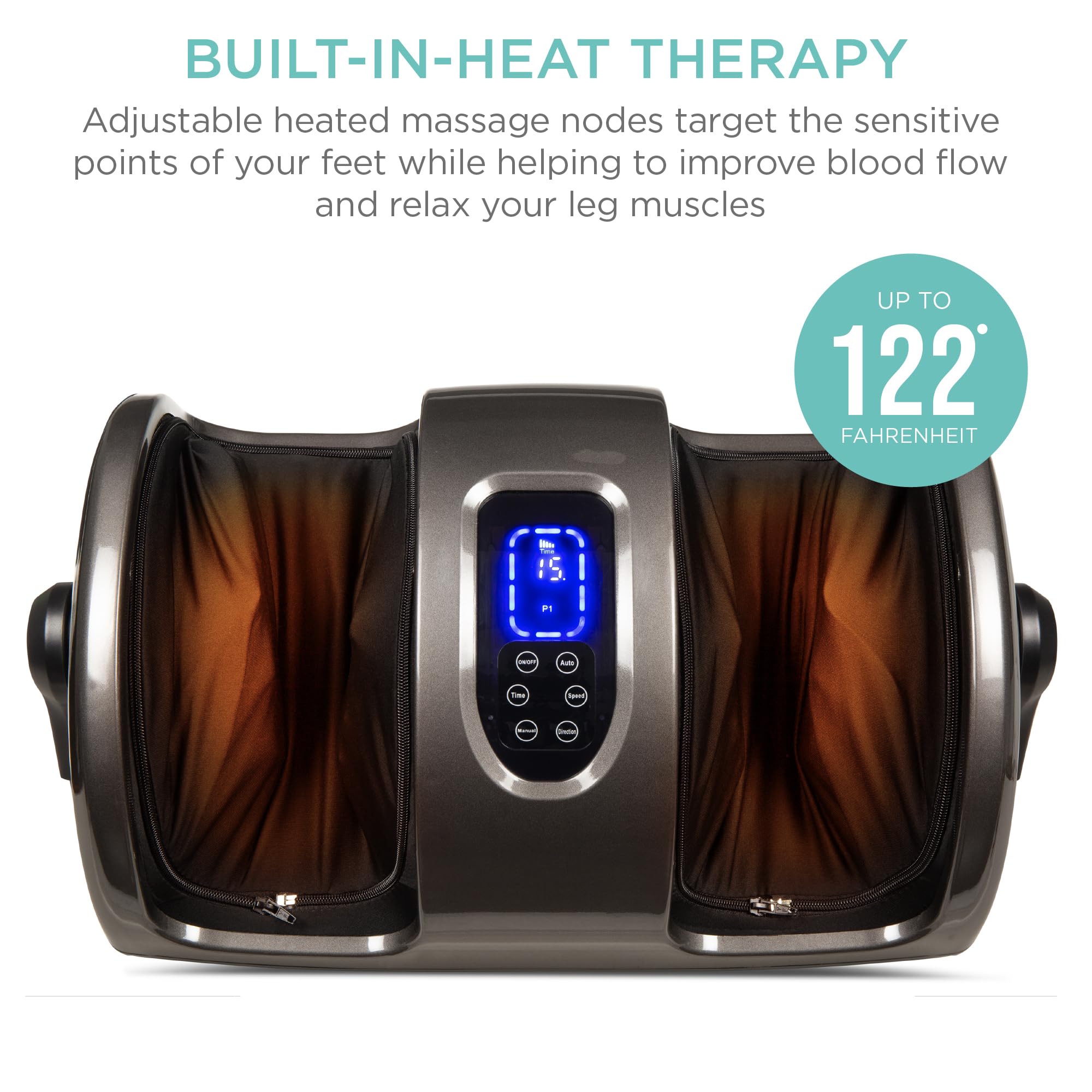 360-degree adjustable handle on Best Choice Products Shiatsu Foot Massager