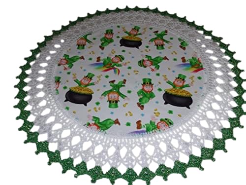 Best Doilies and Crafts handmade St Patrick's Day doily 20 inch