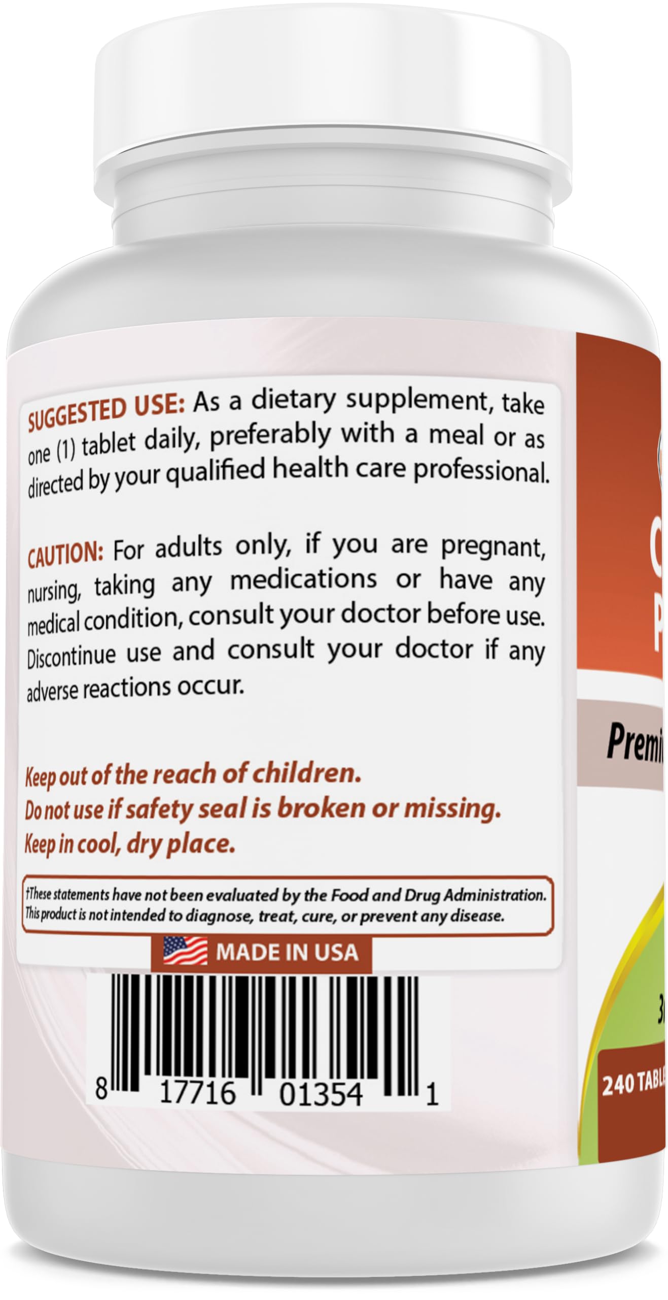 Best Naturals chromium picolinate tablet gmp fda facility