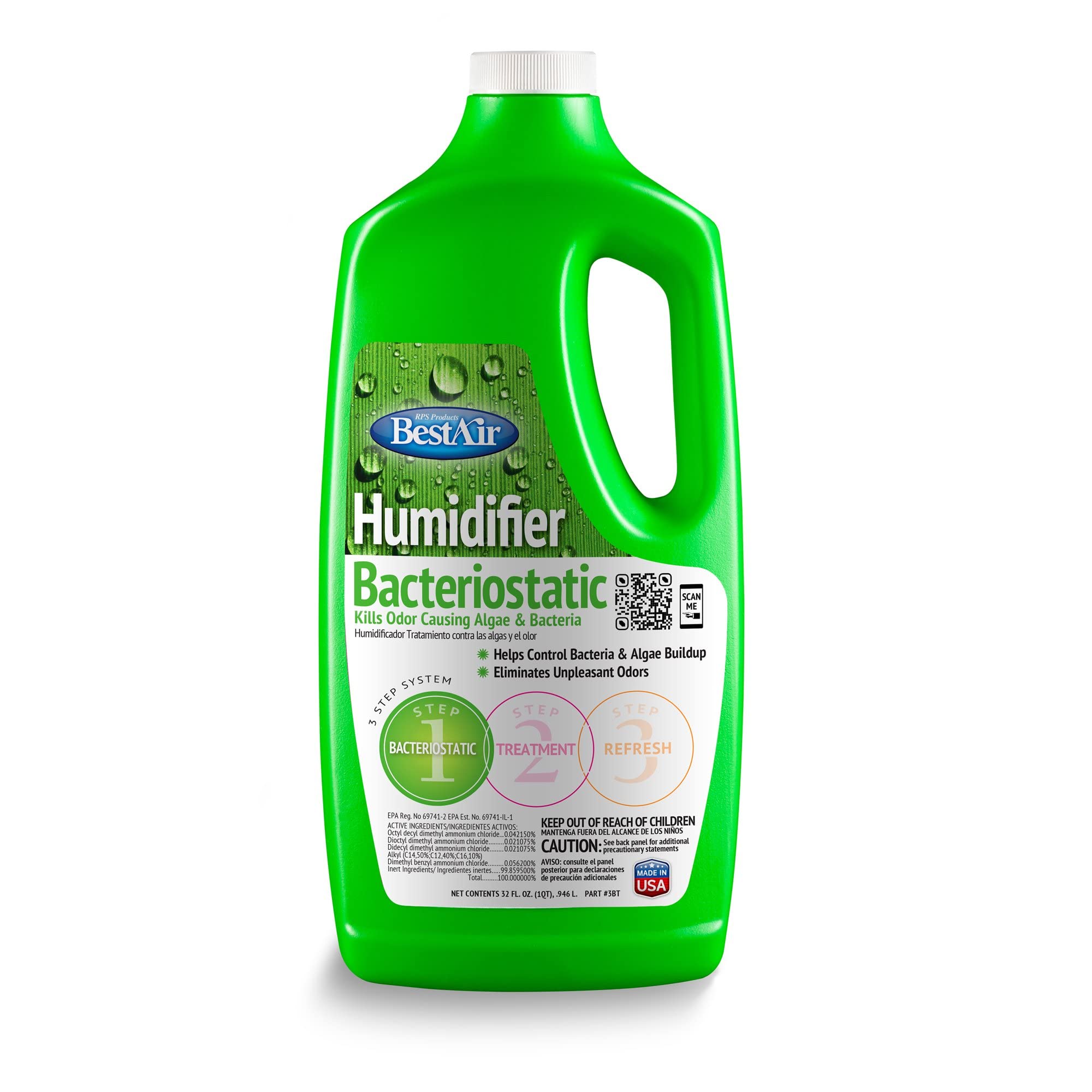 BestAir 3BT evaporative humidifier treatment for all evaporative units