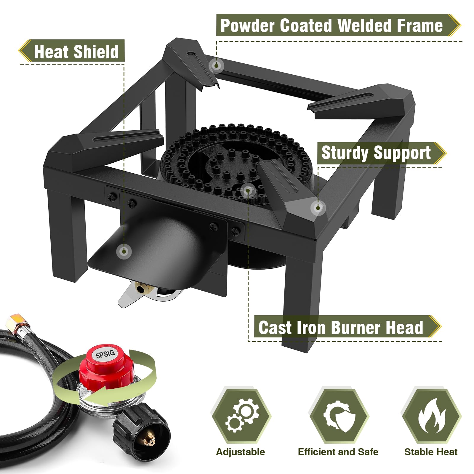 Turkey frying and seafood boil burner by BESTFIRE