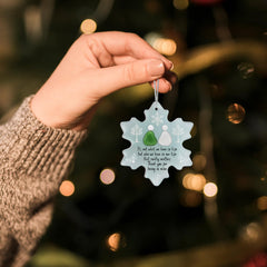 Bestie Best friend sea glass ornament gift idea