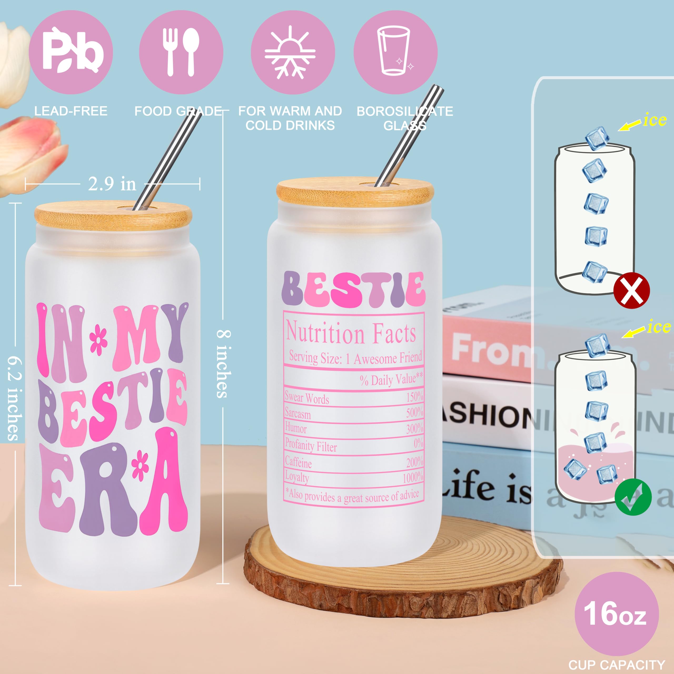 "bestie last nerve" lavender sticker included
