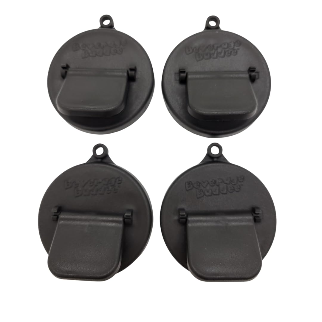 Beverage Buddee Can Cover black 4 pack on standard can