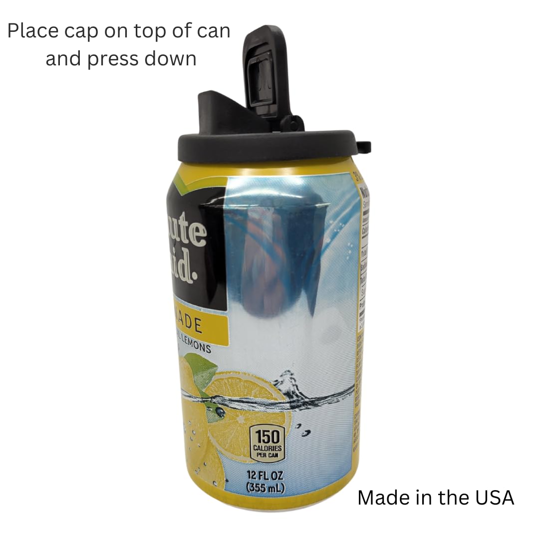 Dishwasher safe top rack accepts straws Beverage Buddee Can Cover