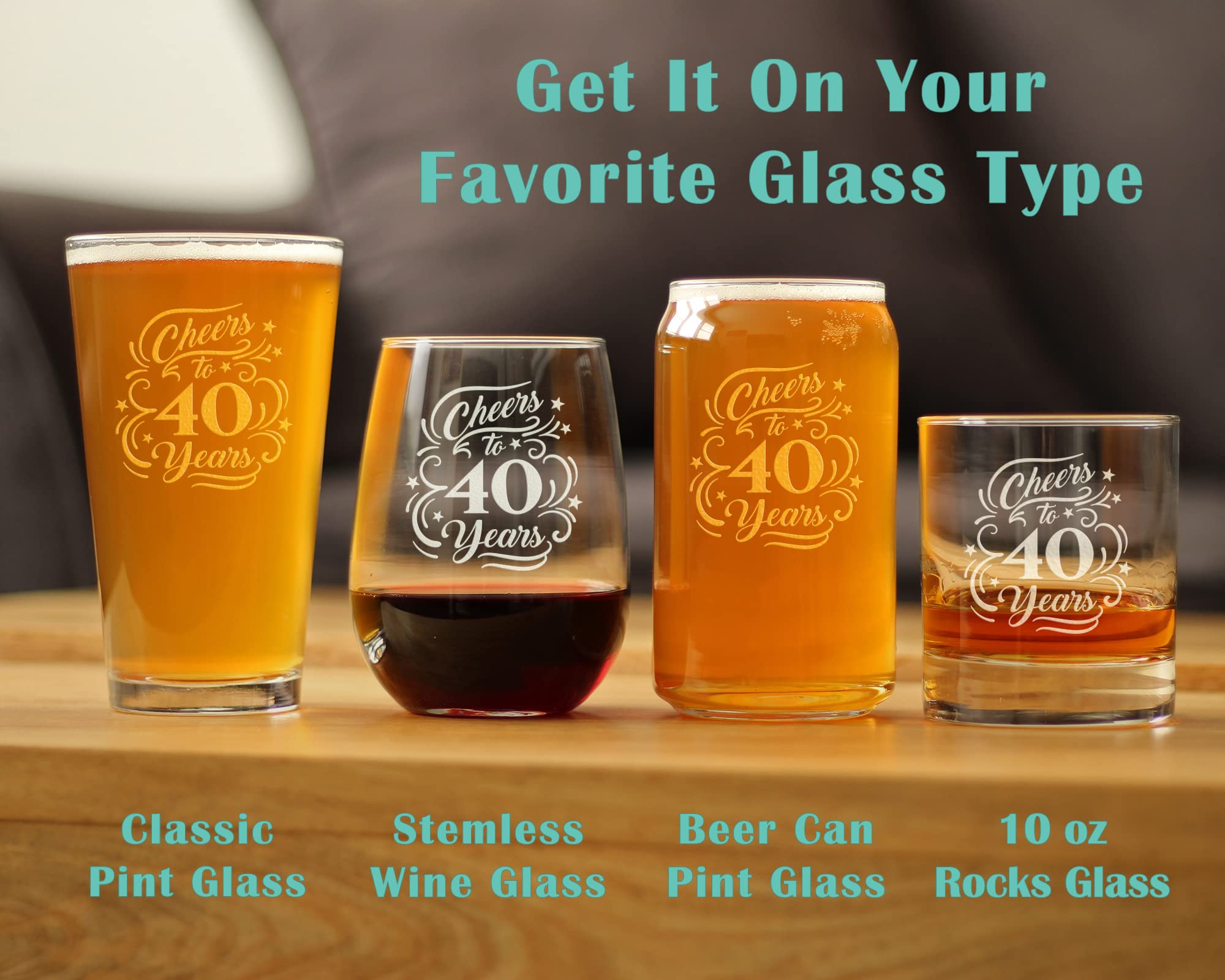 Dishwasher safe Bevvee pint glass 16 oz engraving