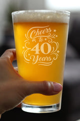 Engraved hand-engraved Bevvee pint glass Colorado 16 oz