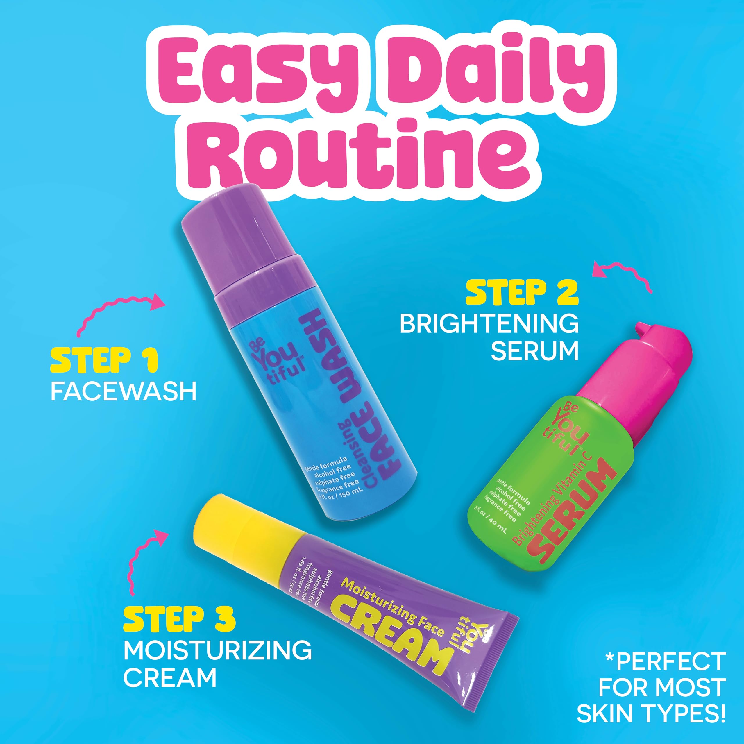 Foam cleanser suitable for all skin types teens tweens