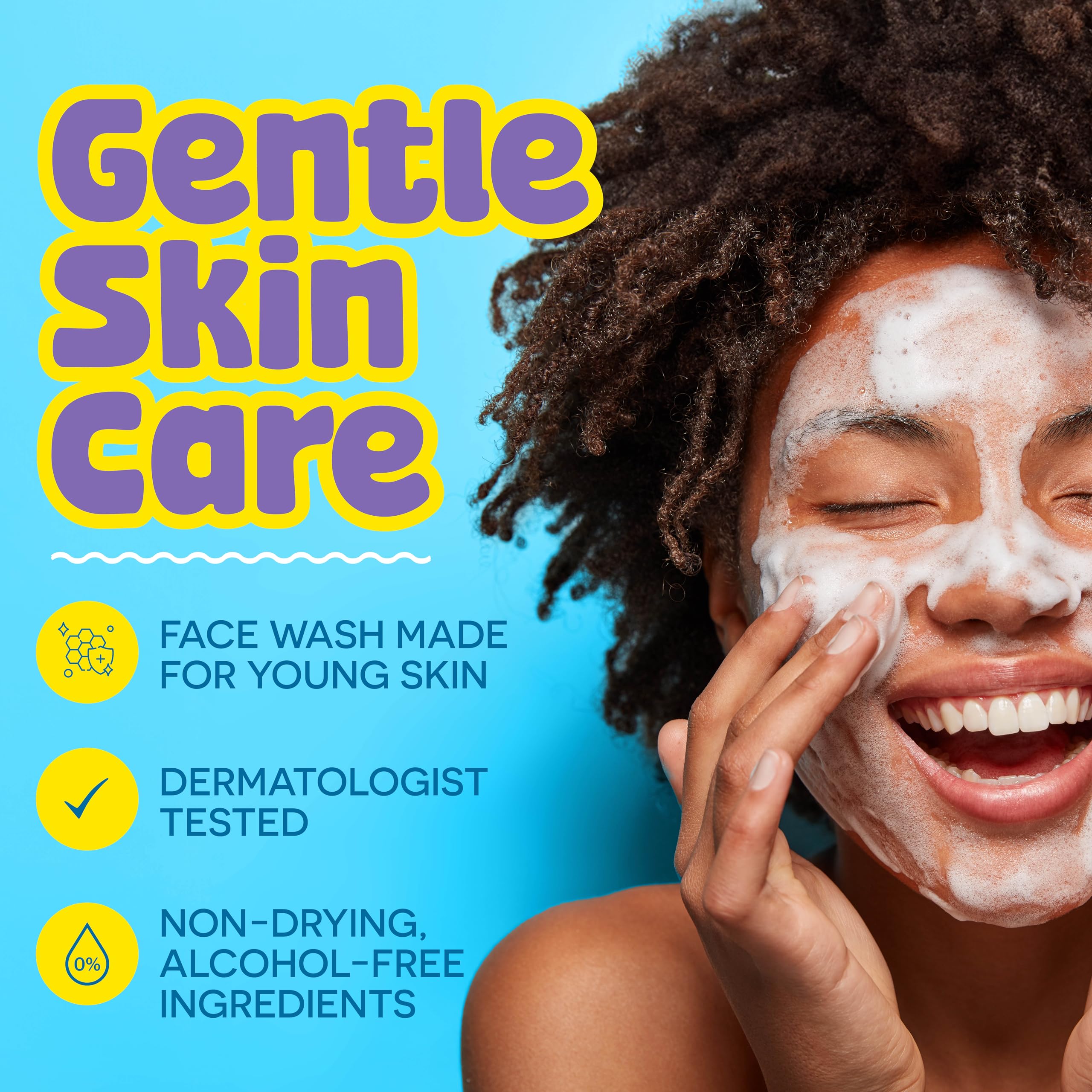 BeYoutiful Cleansing Face Wash foam texture close up