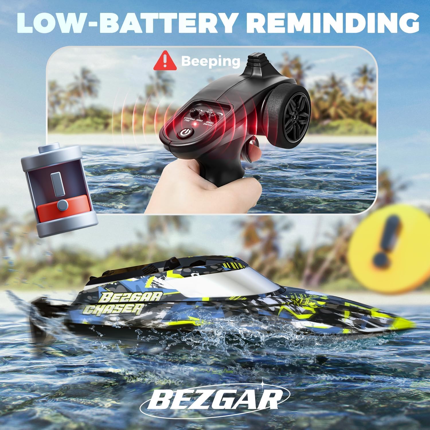 TX123 2.4Ghz transmitter non-jamming compatibility up to 300ft