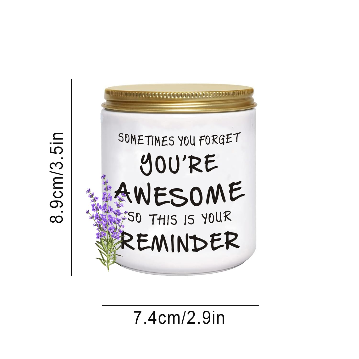 BFJLIFE Lavender Scented Candle gift idea for Women
