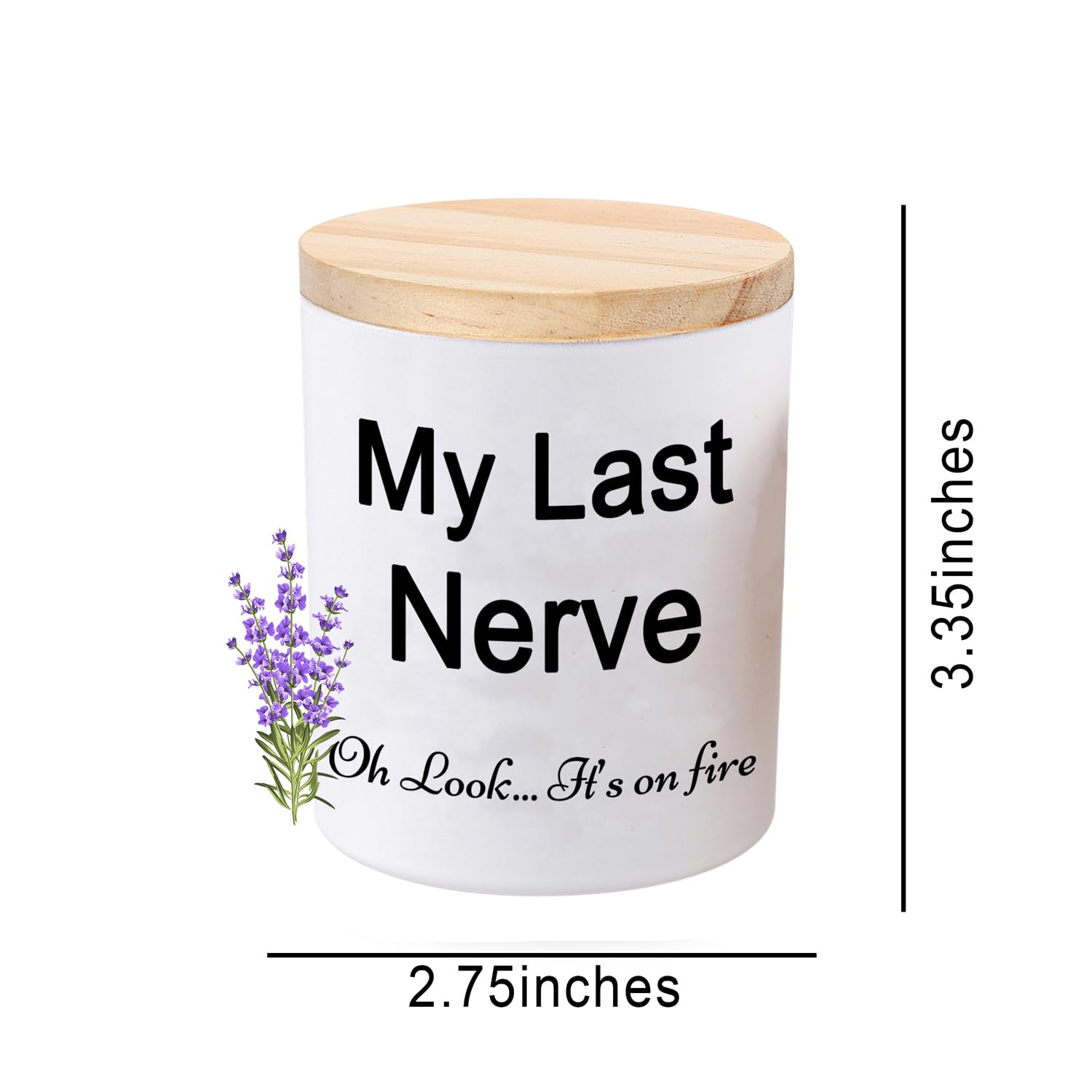 BFJLIFE lavender soy candle aromatherapy relaxation