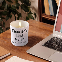 Christmas teacher gift lavender candle 37 hour burn