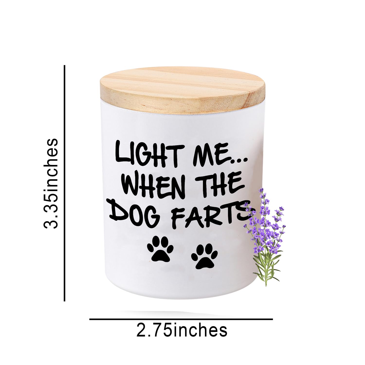 BFJLIFE dog mom gift candle product image