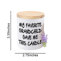 Lavender essential oil candle for relaxation