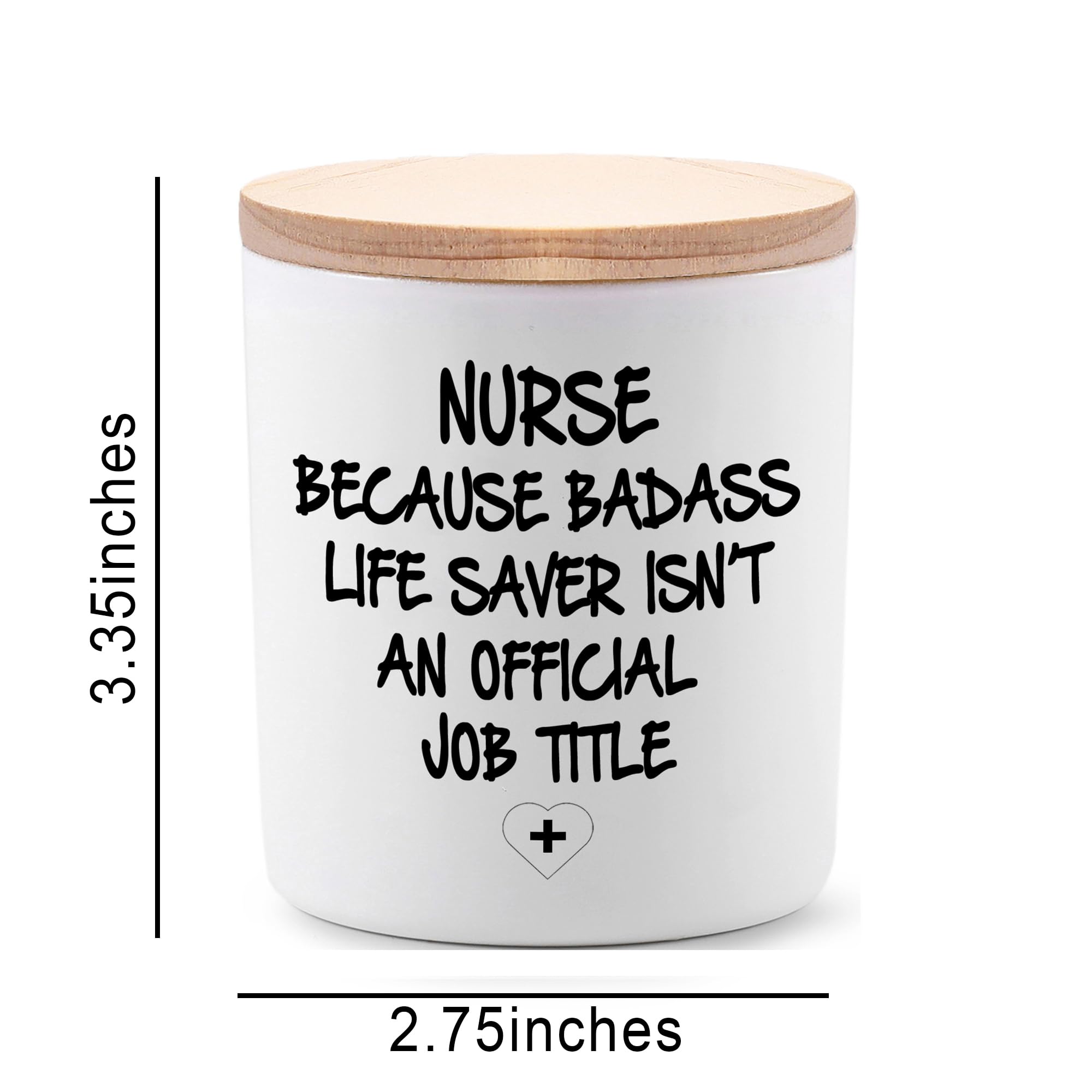 Nurse week appreciation candle suitable for relaxation