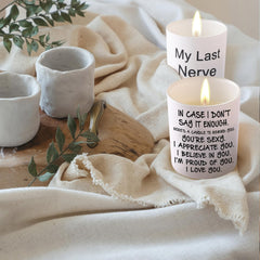 BFJLIFE soy wax candle burn time 37 hours