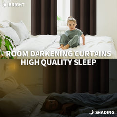 BGment curtains 38 inch wide 45 inch long panel set