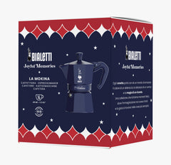 Blue Moka Express stovetop espresso maker 40 ml image